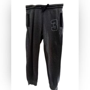 Urban Heritage Charcoal Joggers with Number Detail
